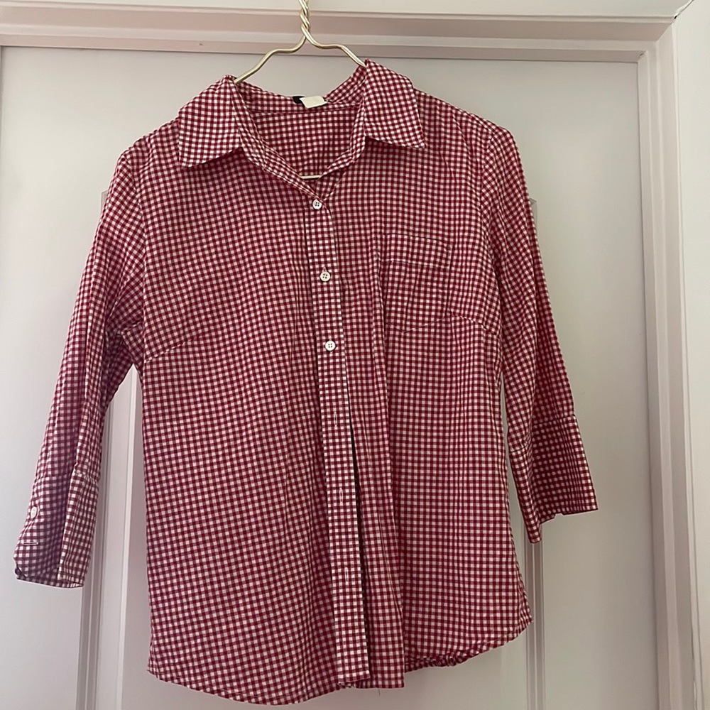 Cute for summer! J.Crew 100% cotton button up top